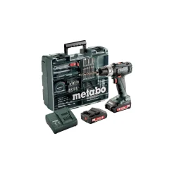 Metabo BS 18 L 2X2,0 13MM BORE-/SKRUEMASKINE AKKU MED BATTERI Clearance