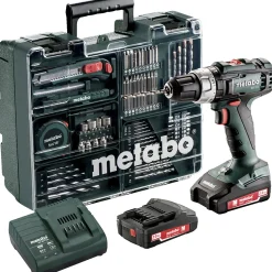 Metabo SB 18 L 2X2,0 13MM BORE-/SKRUEMASKINE MED SLAG AKKU MED BATTERI^ Bore- & Skruemaskiner