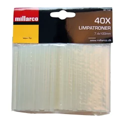 Millarco 40 STK. LIMPATRONER 7,4X100 MM^ Lim