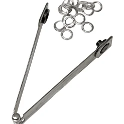 Millarco PRESENNINGSØJER I STÅL - INKLUSIV TANG - 10 STK. TANG 1.60 CM^ Presenninger