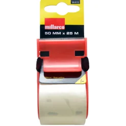 Millarco TAPE DISPENSER 25 M X 50 MM RØD^ Tape