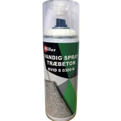 Miller TRÆBETON REPARATIONSMALING 400 ML HVID^ Spraymaling