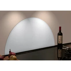 Millex HVID, HALVCIRKEL, 800X400X5MM STÆNKPLADE^ Stænkplade