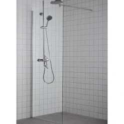 Milobad BRUSEVÆG HÆRDET GLAS 110 CM^ Brusevægge