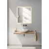 Milobad CL34 MED LED-LYS SPEJL 70X60 Clearance