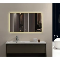 Milobad CL34 MED LED-LYS SPEJL 70X120 Best