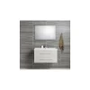 Milobad NORDIC DECK NATURE BADMØBEL HVID 2 SKUFFER 101 CM^ Badeværelsesmøbler