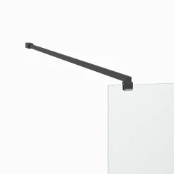 Milobad SORT FORHÆNGSSTANG 110 CM^ Brusevægge