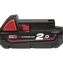 MILWAUKEE M18 B2 BATTERI 18V 2 AH 1 STK^ Batterier & Ladere
