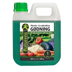 NATURENS PLANTE- OG VÆKSTHUSGØDNING 1 L^ Gødning & Kalk
