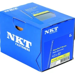 NKT SKJULT TERRASSESKRUE TERRASSESKRUE 4,5X60 MM RUSTFRI 250 STK New