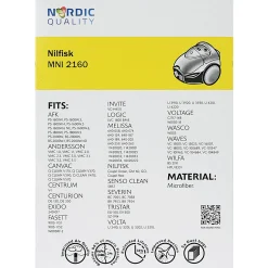 Nordic Quality MNI 2160 STØVSUGERPOSE 5 STK. Online