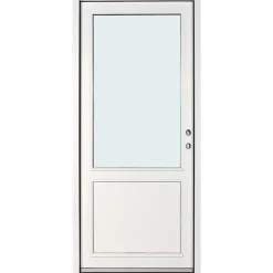 Outline 3-LAGS KLART GLAS FACADEDØR 114 X 948 X 2118 MM H HVID^ Yderdøre