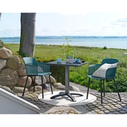 Outrium CARROS/LAGOS MED 2 STOLE CAFESÆT SORT/GRØN