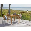 Outrium GILI/CATANIA MED 4 STOLE HAVEMØBELSÆT TEAK/GRÅBEIGE^ Havemøbelsæt