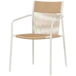 Outrium GILI/CATANIA MED 4 STOLE HAVEMØBELSÆT TEAK/GRÅBEIGE^ Havemøbelsæt
