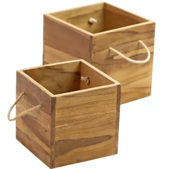 Outrium HAVEKRUKKE TEAK NATUR 2 STK Outlet