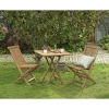 Outrium JAVA/SYROS MED 2 STOLE CAFESÆT TEAK Best
