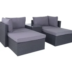 Outrium LISSABON SOFASÆT SORT Clearance