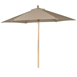 Outrium MEXICO PARASOL SANDGRÅ Ø3 M^ Parasoller & Markiser