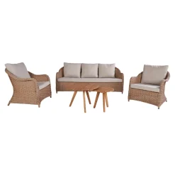 Outrium SYMI/SAMUI SOFASÆT NATUR^ Lounge Havemøbler