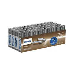 Philips ALKALINE AA BATTERI 40 STK/PAK^ Batterier