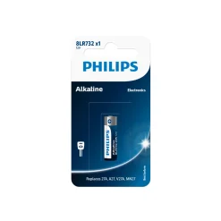 Philips ALKALINE 8LR732 BATTERI 1 STK/PAK New