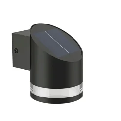 Philips FYVE SOLCELLE VÆGLAMPE SORT 1,5W^ Væglamper Ude