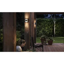 Philips GRASS UDENDØRS VÆGLAMPE ANTRACIT 5W^ Væglamper Ude