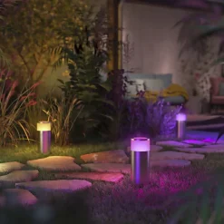 Philips Hue CALLA CALLA UDVIDELSE BEDLAMPE RUSTFRIT STÅL 25,2 CM^ Smart Belysning