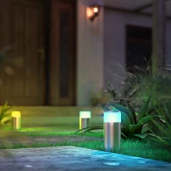Philips Hue CALLA CALLA UDVIDELSE BEDLAMPE RUSTFRIT STÅL 25,2 CM^ Smart Belysning
