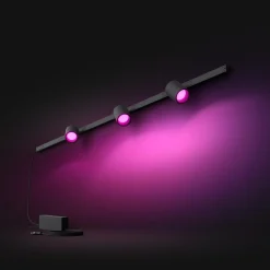 Philips Hue PERIFO 3 SPOT SKINNESYSTEM SORT LED 5W Hot