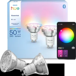 Philips Hue SMART LED PÆRE GU10 SPOT 4,7^ Smart Belysning