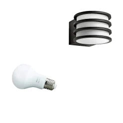 Philips Hue W LUCCA UDENDØRS VÆGLAMPE 9W ANTRACITGRÅ Clearance