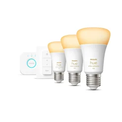 Philips Hue WA 3 X E27, BRIDGE & FJERNBETJ. STARTSÆT Best