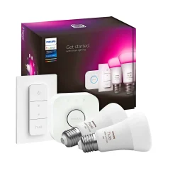 Philips Hue WCA 2 X E27, BRIDGE & DIM. SWITCH STARTSÆT Clearance