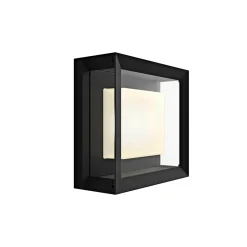 Philips Hue WCA ECONIC SQUARE UDENDØRS VÆGLAMPE 15W SORT Sale