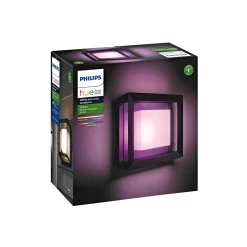 Philips Hue WCA ECONIC SQUARE UDENDØRS VÆGLAMPE 15W SORT Sale