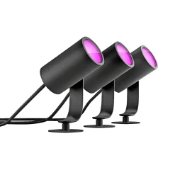 Philips Hue WCA LILY BASIS SPOTLAMPE SORT INTEGRERET LED 8W^ Smart Belysning