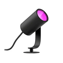 Philips Hue WCA LILY UDVIDELSE SPOTLAMPE SORT INTEGRERET LED 8W^ Smart Belysning