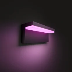 Philips Hue WCA NYRO UDENDØRS VÆGLAMPE 14W SORT^ Smart Belysning