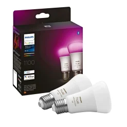 Philips Hue WCA 2-PAK SMART LED PÆRE E27 STANDARD 11W^ Smart Belysning