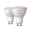 Philips Hue WCA 2-PAK SMART LED PÆRE GU10 SPOT 6W^ Smart Belysning