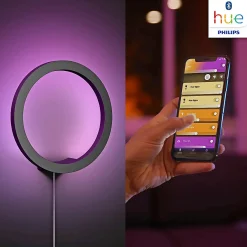 Philips Hue WCA SANA VÆGLAMPE 20W SORT^ Smart Belysning