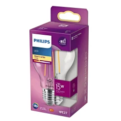 Philips KLAR LED PÆRE STANDARD E27 2W Discount