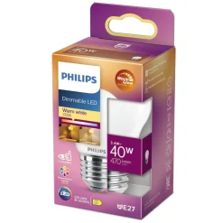 Philips LED PÆRE KRONE E27 3W Online