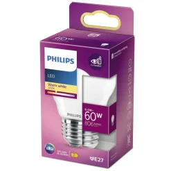 Philips LED PÆRE KRONE E27 7W^ Led