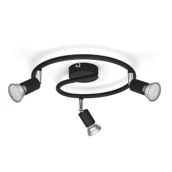 Philips LIMBALI 3- SPOTLAMPE SORT GU10 50W^ Spotlights