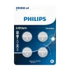 Philips LITIUM CR2032 KNAPCELLE BATTERI 4 STK/PK^ Batterier