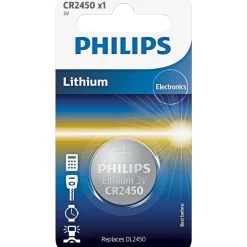 Philips LITIUM CR2450 KNAPCELLE BATTERI 1 STK/PAK Sale